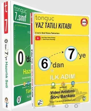 6'dan 7'ye Hazırlık Seti – Kollektif – Tonguç Akademi kitap kapağı