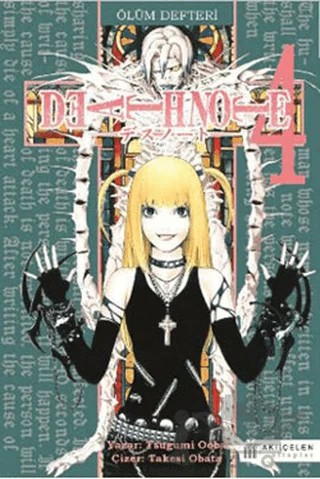 Death Note - Ölüm Defteri 4 – Tsugumi Ooba – Akıl Çelen Kitaplar kitap kapağı