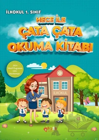 İlkokul 1. Sınıflar İçin Hece ile Çata Çata Okuma – Veysel Yıldız – Fark Yayınları kitap kapağı