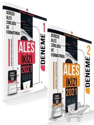 2021 ALES İkizi 2 Özgün Deneme Sınavı Dijital Çözümlü – İhsan Güverçin, Murat Boncuk – Pelikan Tıp Teknik Yayıncılık kitap kapağı