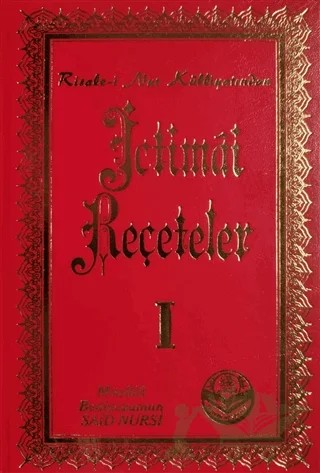 İctimai Reçeteler 1 – Bediüzzaman Said Nursi – Tenvir Neşriyat kitap kapağı