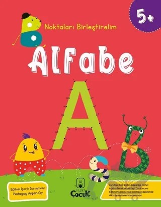 Alfabe - Noktaları Birleştirelim (5 Yaş) – Kolektif – Floki Çocuk kitap kapağı