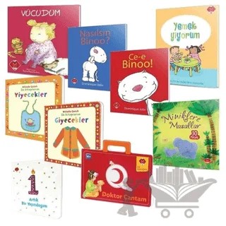 Bebeğimin İlk Kitapları 9'lu Set (6+ Ay) – Kolektif – Mikado Yayınları kitap kapağı