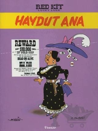 Red Kit "Lucky Luke" Haydut Ana – X. Fauche – İnkılap Kitabevi kitap kapağı