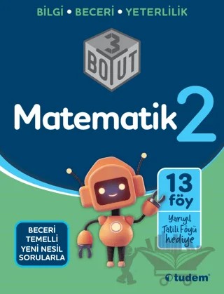 2. Sınıf Matematik 3 Boyut – Kolektif – Tudem Yayınları kitap kapağı