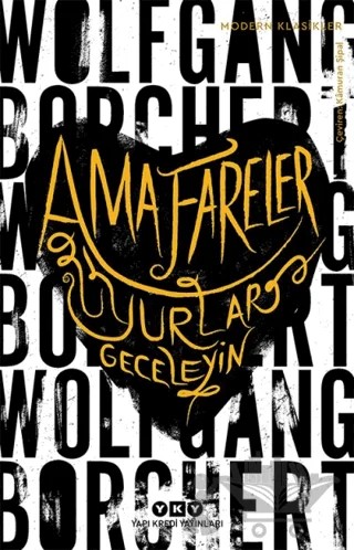 Ama Fareler Uyurlar Geceleyin – Wolfgang Borchert – Yapı Kredi Yayınları kitap kapağı