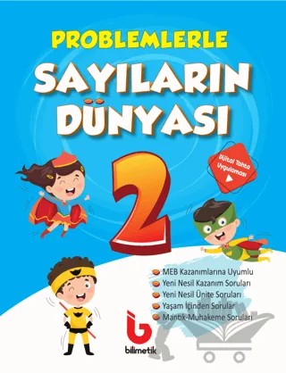 2. Sınıf Problemlerle Sayılan Dünyası – Kolektif – Bilimetik Yayınları kitap kapağı