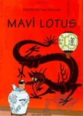 Tenten’in Maceraları Mavi Lotus – Herge – Yapı Kredi Yayınları kitap kapağı