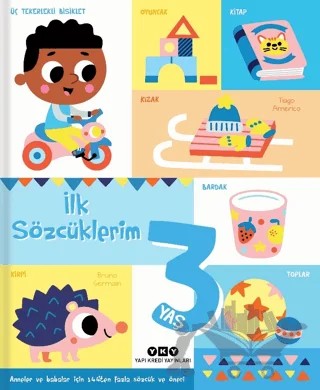 İlk Sözcüklerim 3 Yaş – Bruno Germain – Yapı Kredi Yayınları kitap kapağı