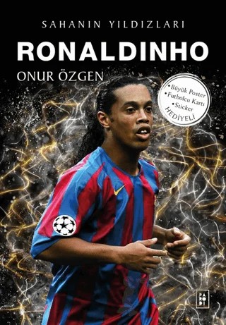 Ronaldinho - Sahanın Yıldızları – Onur Özgen – Parodi Yayınları kitap kapağı