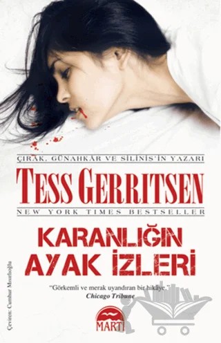 Karanlığın Ayak İzleri – Tess Gerritsen – Martı Yayınları kitap kapağı