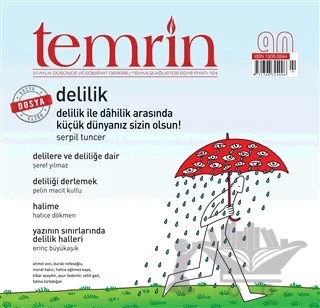Temrin Düşünce ve Edebiyat Dergisi Sayı: 90 Temmuz - Ağustos 2018 – Temrin Dergisi kitap kapağı