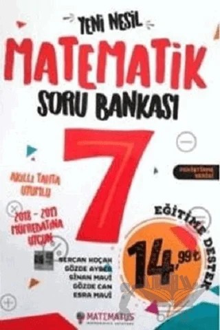 7. Sınıf Matematik Soru Bankası – Kolektif – Matematus Yayınları kitap kapağı