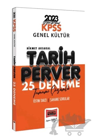 Yargı Yayınları 2023 KPSS Tarihperver Tamamı Çözümlü 25 Deneme – Hikmet Aksakal – Yargı Yayınevi kitap kapağı