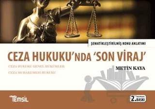 Ceza Hukuku'nda Son Viraj – Metin Kaya – Temsil Kitap kitap kapağı