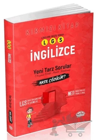 LGS İngilizce Yeni Tarz Mantık Muhakeme Nasıl Çözülür (Kırmızı Kitap) – Kolektif – Editör Yayınevi kitap kapağı