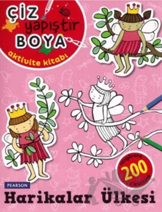 Çiz Yapıştır Boya - Harikalar Ülkesi – Mandy Archer – Pearson Çocuk Kitapları kitap kapağı