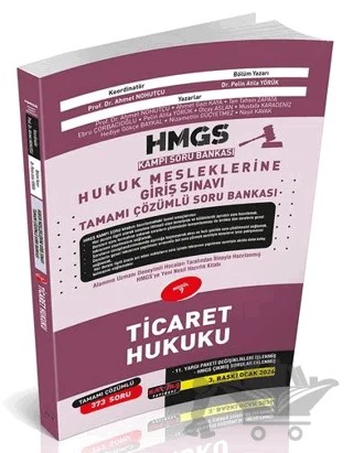 HMGS Kampı Ticaret Hukuku Soru Bankası – Pelin Atila Yörük – Savaş Yayınevi kitap kapağı