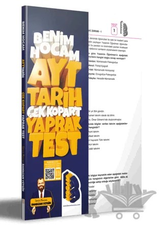 AYT Tarih Çek Kopar Yaprak Test – Ramazan Yetgin – Benim Hocam Yayınları kitap kapağı