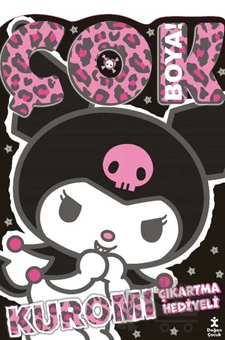 Kuromi - Çok Boya! Çıkartmalı Dev Boyama Kitabı – Kolektif – Doğan Çocuk kitap kapağı