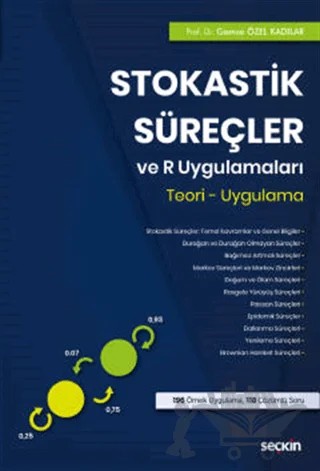 Stokastik Süreçler ve R Uygulamaları – Gamze Özel Kadılar – Seçkin Yayıncılık kitap kapağı