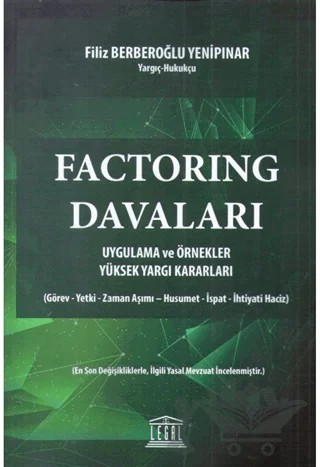 Factoring Davaları – Filiz Berberoğlu Yenipınar – Legal Yayıncılık kitap kapağı