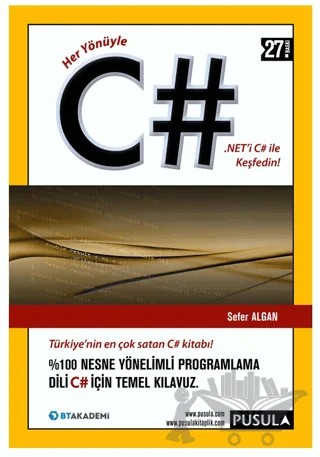 Her Yönüyle C# 7.0 – Sefer Algan – Pusula Yayıncılık kitap kapağı