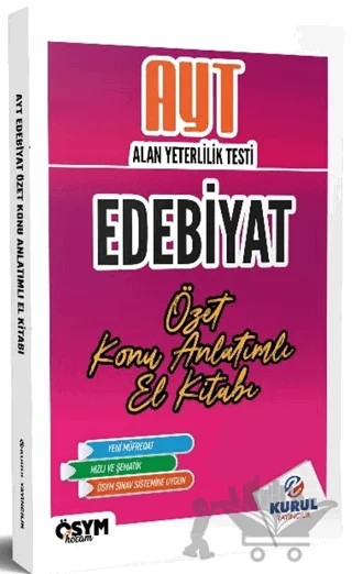 AYT Edebiyat Özet Konu Anlatımlı El Kitabı – Kolektif – Kurul Yayıncılık kitap kapağı