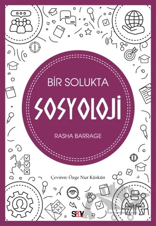 Bir Solukta Sosyoloji – Rasha Barrage – Say Yayınları kitap kapağı