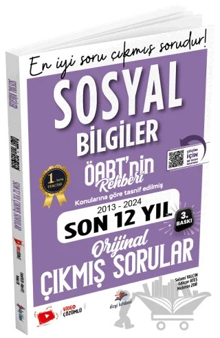 2025 ÖABT MEB-AGS nin Rehberi Sosyal Bilgiler Öğretmenliği Çıkmış Sorular Son 12 Yıl Çözümlü – Selami Yalçın – Dizgi Kitap kitap kapağı