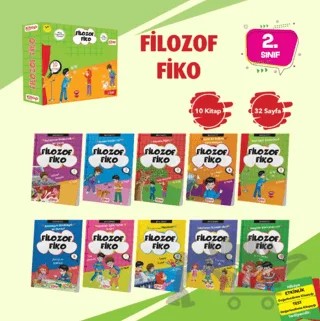 Filozof Fiko Hikaye Seti -1 (10 Kitap - Etkinlik Testi - Değerlendirme Testi) – Ali Irmak – Kitap Kulübü Çocuk Yayınları kitap kapağı