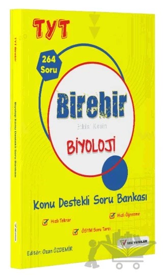 YKS TYT Birebir Etkisi Kesin Biyoloji Konu Destekli Soru Bankası – Kolektif – Veri Yayınları kitap kapağı