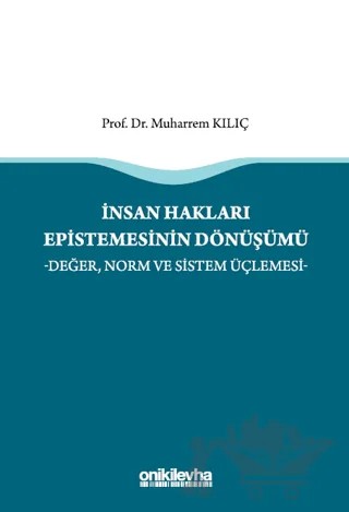 İnsan Hakları Epistemesinin Dönüşümü – Muharrem Kılıç – On İki Levha Yayınları kitap kapağı