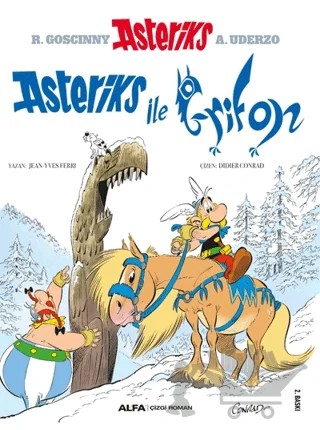 Asteriks İle Grifon - 39 – Jean - Yves Ferri – Alfa Yayınları kitap kapağı