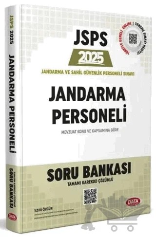 2025 JSPS Jandarma Personeli Soru Bankası – Kolektif – Data Yayınları kitap kapağı