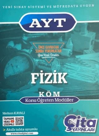 AYT Fizik Konu Öğreten Modüller – Meltem Kayalı – Çita Yayınları kitap kapağı