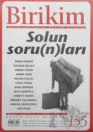 Tarih ve Bilim 155 – Birikim Yayınları kitap kapağı