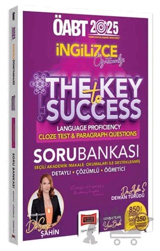 2025 ÖABT İngilizce Öğretmenliği The Key To Cloze Test And Paragraph Questions Tamamı Detaylı Çözümlü Soru Bankası – Sevgi Şahin – Yargı Yayınevi kitap kapağı