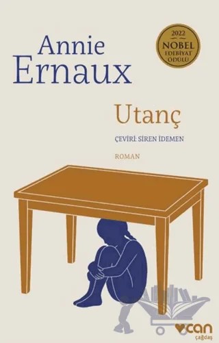 Utanç – Annie Ernaux – Can Yayınları kitap kapağı