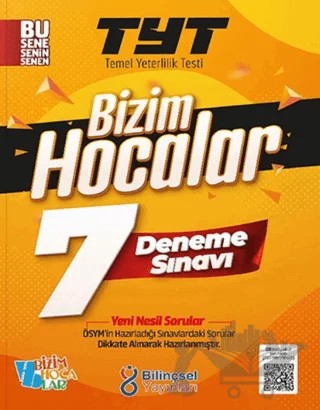 TYT Bizim Hocalar 7 Deneme Sınavı – Kolektif – Bilinçsel Yayınları kitap kapağı