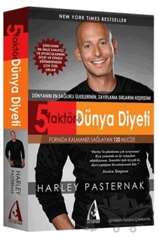 5 Faktör Dünya Diyeti – Harley Pasternak – Arunas Yayıncılık kitap kapağı