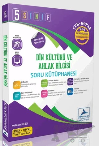 5. Sınıf Din Kültürü Ve Ahlak Bilgisi Soru Kütüphanesi – Kolektif – Paraf Yayınları kitap kapağı