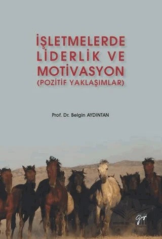 İşletmelerde Liderlik ve Motivasyon – Belgin Aydıntan – Gazi Kitabevi kitap kapağı