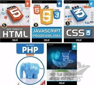 PHP İle WEB Programlama Seti (5 Kitap Takım) – Kolektif – Kodlab Yayın Dağıtım kitap kapağı