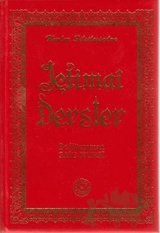 İçtimai Dersler (Büyük Boy) – Bediüzzaman Said-i Nursi – Zehra Yayıncılık kitap kapağı