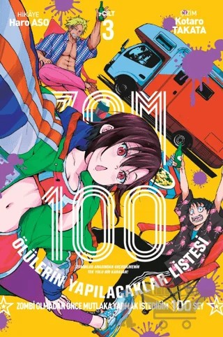Zom 100 Cilt 3 – Haro Aso – Marmara Çizgi kitap kapağı