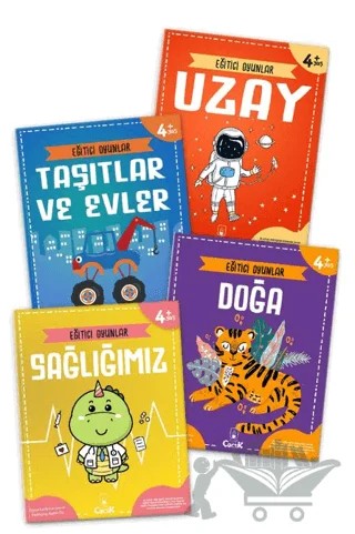Eğitici Oyunlar Serisi (4 Kitap) – Kolektif – Floki Çocuk kitap kapağı