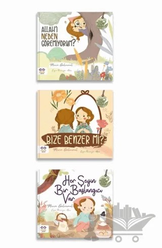 Küçük Merve'nin Büyük Soruları 3 Kitap Set – Merve Gülcemal – Cezve Çocuk kitap kapağı