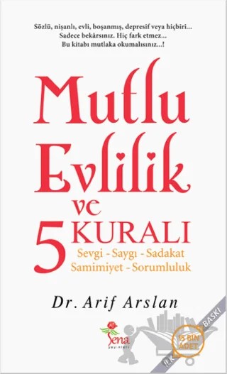 Mutlu Evlilik ve 5 Kuralı – Arif Arslan – Sena Yayınları kitap kapağı
