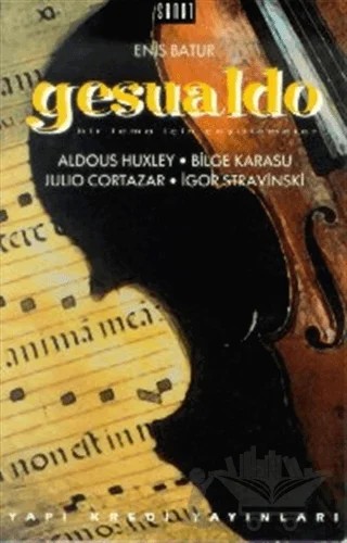 Gesualdo Bir Tema İçin Çeşitlemeler – Enis Batur – Yapı Kredi Yayınları kitap kapağı